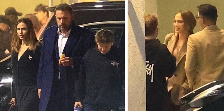 J.Lo, Ben Affleck & Jennifer Garner Reuni di Sebuah Acara Keluarga