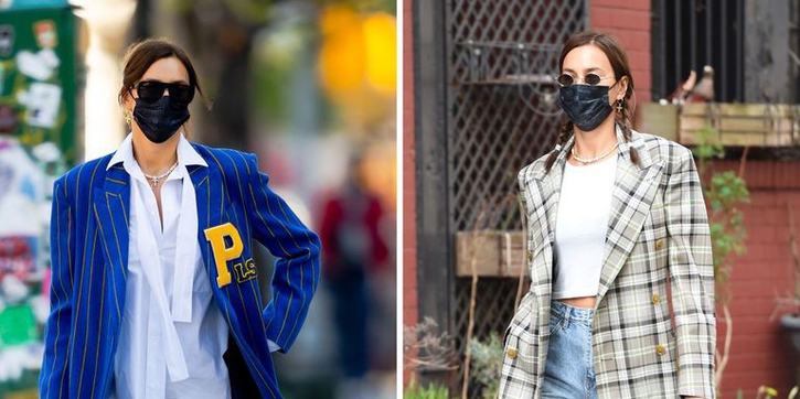 Ide Padu Padan Irina Shayk dalam Mengenakan Outer Sungguh Tak Tertandingi