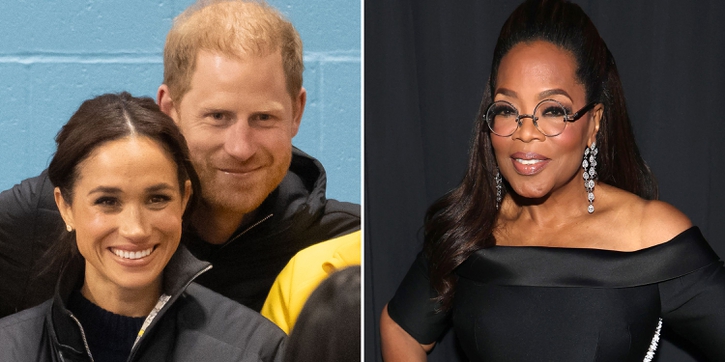 Oprah Winfrey Bercanda Soal Nama Belakang Kerajaan Pangeran Harry dan Duchess Meghan