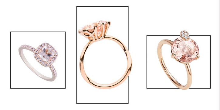 10 Ide Cincin Pertunangan Berwarna Pink yang Paling Indah