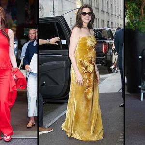 Gaya Maternity Anne Hathaway Identik dengan Warna-warna Primer yang Cerah