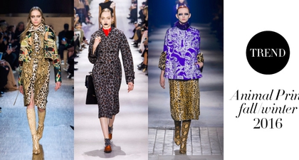 3 Aplikasi Tren Animal Print Fall/Winter 2016