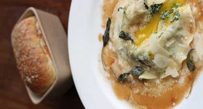 Cook-­it-­Yourself: Homemade Raviolo alla Fornarina by Luca Pezzera
