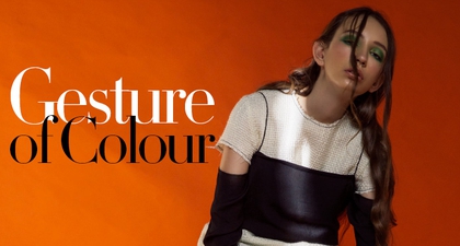 Fashion Spread: Gesture of Colour