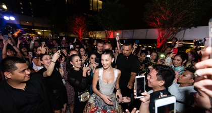 Kehadiran Supermodel Bella Hadid di Pesta TAG Heuer