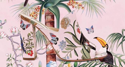 Kolaborasi Aquazzura dengan De Gournay