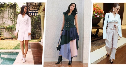 10 Inspirasi Gaya Kasual Luna Maya untuk Pergi Weekend