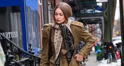 Gigi Hadid Memadukan Bahan Suede Berlapis-lapis untuk Tampilan Musim Dingin yang Sempurna ala Model-Off-Duty