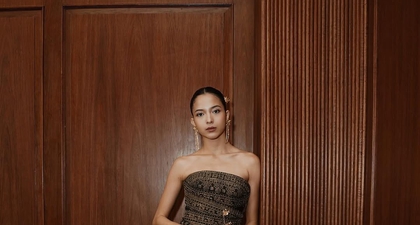 Mengintip Detail Tampilan Anggun Putri Marino di Malam Perayaan