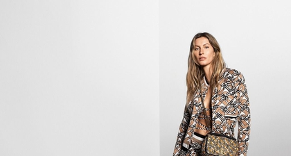 Tampilan Menawan Gisele Bundchen dalam Kampanye Terbaru Burberry untuk Koleksi Musim Panas TB Monogram.