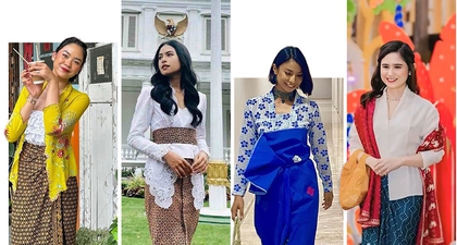 Style Kebaya dengan Sepatu Sneakers, Kenapa Tidak?