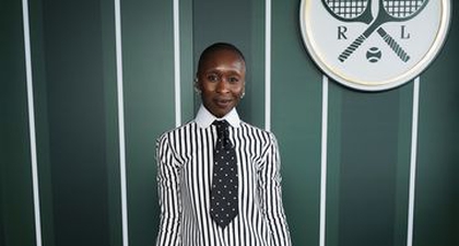Cynthia Erivo Kembali Tampil Memukau dengan Busana Bergaris Mencolok di Wimbledon
