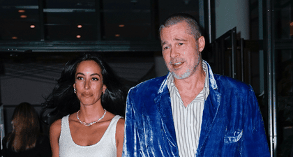 Brad Pitt Kenakan Jaket Beludru Saat Kencan dengan Ines de Ramon