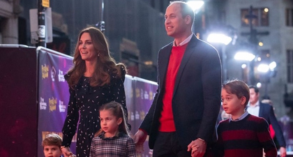 Perdana! Pangeran William dan Kate Middleton Berjalan di Red Carpet Bersama Ketiga Anaknya