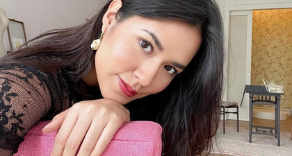 Pesona Raisa Kenakan Gaun Bermotif Harimau