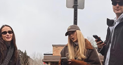 Bella Hadid Bawa Gaya Western ke Aspen dengan Celana Kulit Lace-Up dan Sepatu Cowboy