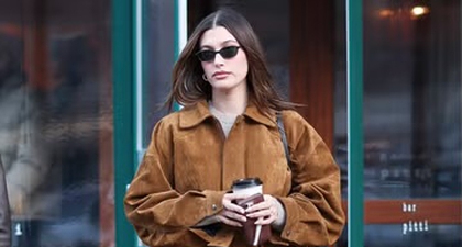 Hailey Bieber Tampil Sederhana untuk Membeli Kopi