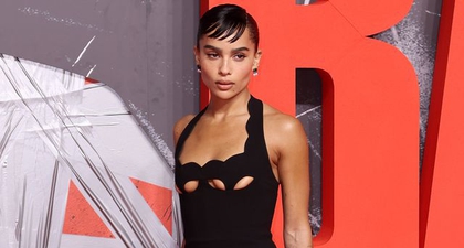 Zo&euml; Kravitz Tampil Menawan dalam Gaun Saint Laurent di Karpet Merah Film The Batman