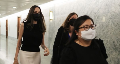 Angelina Jolie Tiba di White House untuk Bela UU Kekerasan Terhadap Perempuan