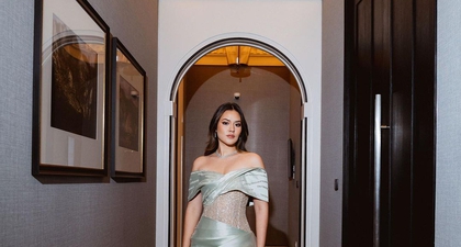 Raisa Bernyanyi Dalam Gaun &ldquo;Sparkly Teal&rdquo;