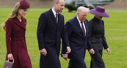 Semua Foto Pertemuan Putri Kate dan Pangeran William dengan Donald Trump dan Melania Trump