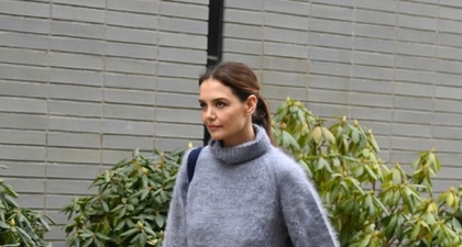 Katie Holmes Punya Solusi Paling Nyaman untuk Hari Musim Dingin