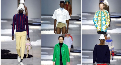 Miuccia Prada dan Raf Simons Menghadirkan Imajinasi Baru Maskulinitas di Koleksi Prada Spring/Summer 2026