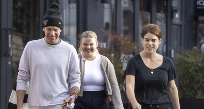 Putri Eugenie Tampil Kasual dengan Gaya Monokrom dalam Penampilan Langka