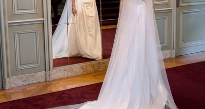 Intip Pesona Demi Lovato dalam Gaun Pernikahan Custom dari Vivienne Westwood