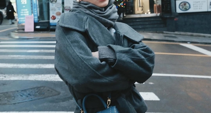 Inspirasi Tampilan Monokrom di Musim Dingin ala Alyssa Daguise