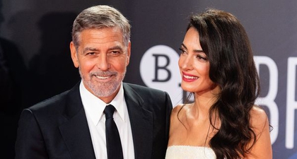George Clooney Menyelamatkan Amal Clooney yang Tersandung di Red Carpet