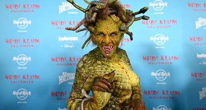 Heidi Klum Tampil Jadi Medusa untuk Pesta Halloween Tahunan ke-24