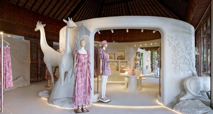 Pesona Dusty Pink Hiasi Pop-Up Store Dioriviera di Bali