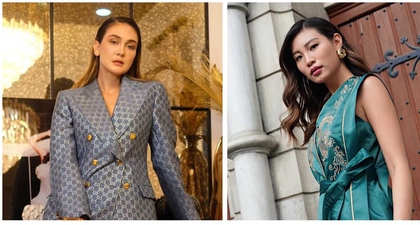 Gaya Luna Maya &amp; Patricia Gouw Saat Hadiri Press Conference Indonesia&rsquo;s Next Top Model