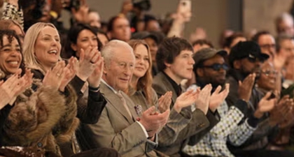 Raja Charles Buka London Fashion Week dengan Kehadiran Langka di Barisan Depan