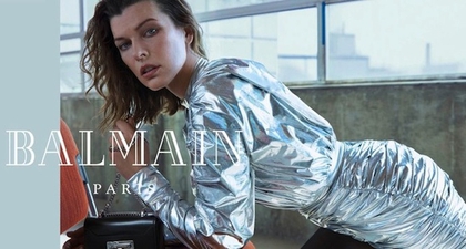 Mengintip Milla Jovovich di Kampanye Balmain