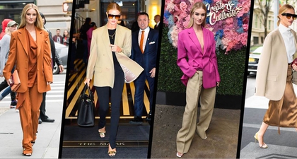 Intip Gaya Oversized Blazer dari Rosie Huntington-Whiteley