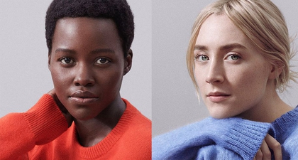 Lupita Nyong’o dan Saoirse Ronan untuk Calvin Klein