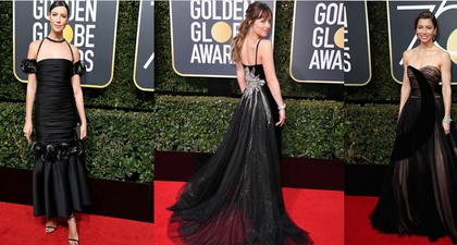 Gaun Hitam Terbaik di Perhelatan Golden Globes 2018