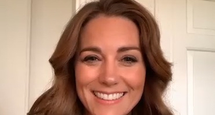 Kate Middleton Kenakan Gaun Bermotif Floral Saat Video Call
