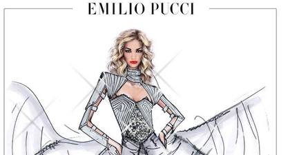 Busana Rita Ora dari Emilio Pucci