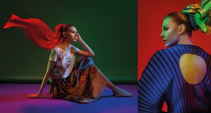 Fashion Spread - Explosion of Colors