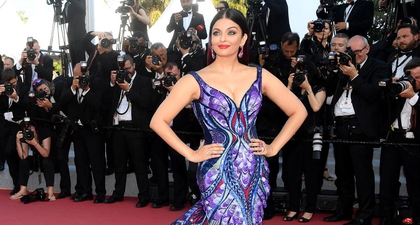 Gaun Aishwarya Rai di Cannes Dibuat Selama 3000 Jam