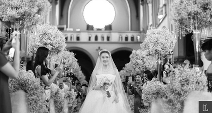 Momen Terbaik Pernikahan Sandra Dewi