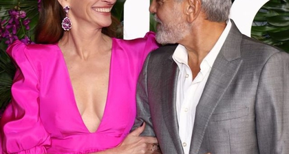 Julia Roberts Tampak Memesona dalam Balutan Gaun Hot Pink di Premier Film Bersama George Clooney