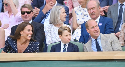 Tampilan Serasi Kate Middleton dan Prince George di Debut Pertandingan Tenis Wimbledon Sang Pangeran