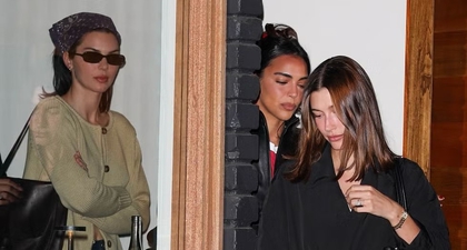 Kendall Jenner Tampil dengan Tren Bandana untuk Makan Malam Bersama Hailey Bieber