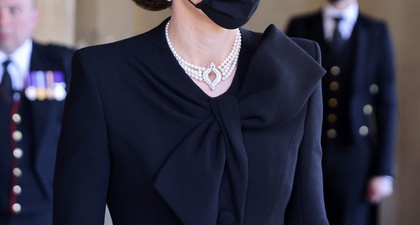 Kate Middleton Kenakan Kalung Mutiara yang Pernah Dipinjamkan Ratu Elizabeth Kepada Putri Diana