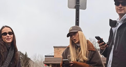 Bella Hadid Bawa Gaya Western ke Aspen dengan Celana Kulit Lace-Up dan Sepatu Cowboy