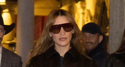 Bella Hadid Tampil Serba Prada di Milan Fashion Week